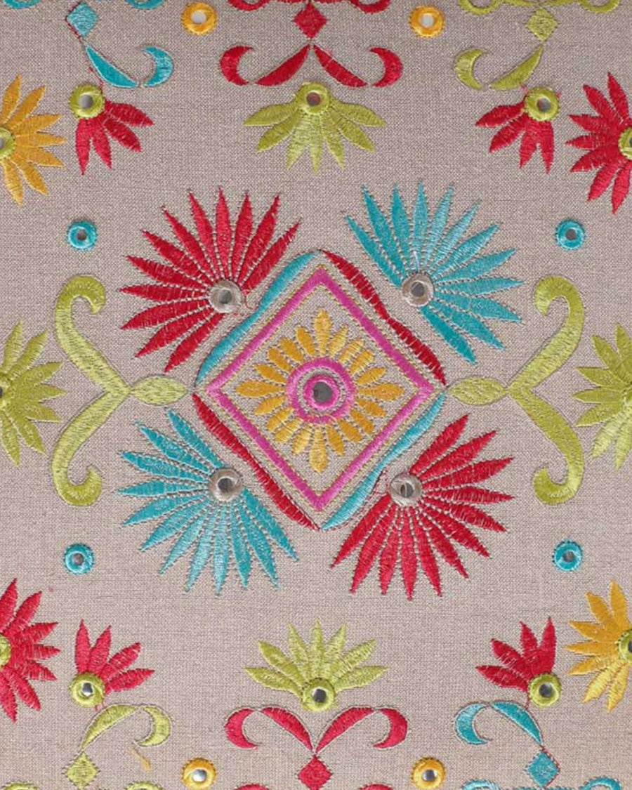 Sunburst Swirl Footstool