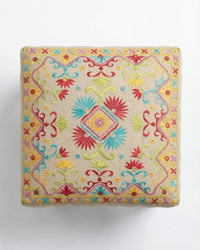 Sunburst Swirl Footstool