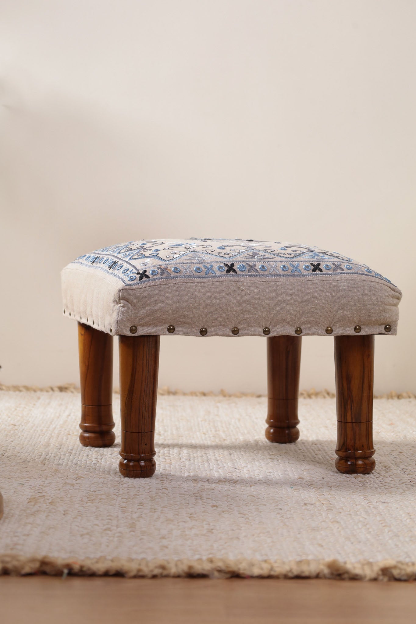 Lunar Swirl Footstool