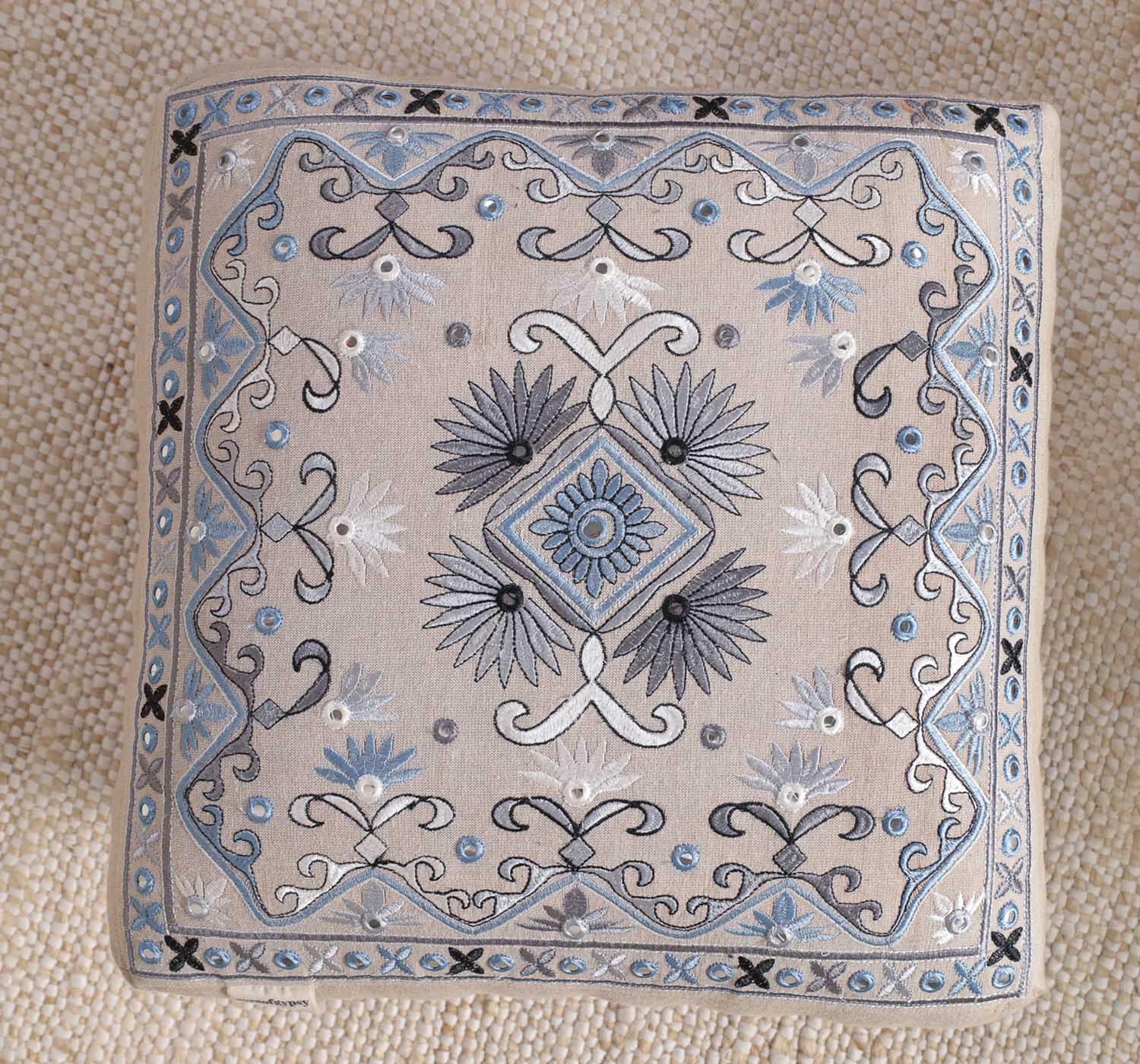 Lunar Swirl Footstool