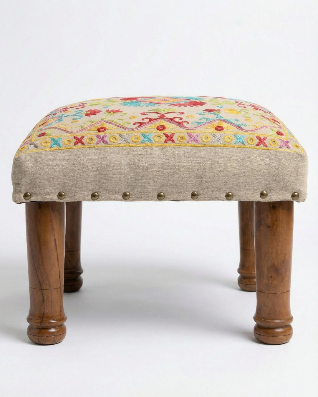 Sunburst Swirl Footstool