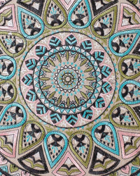 Green Petal Footstool