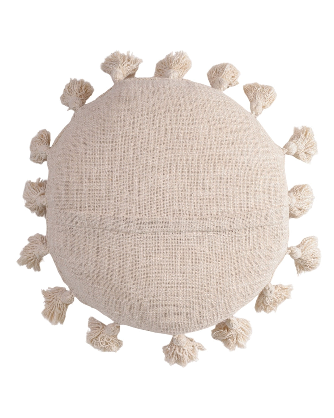 Natural Talking Tassels Pillow