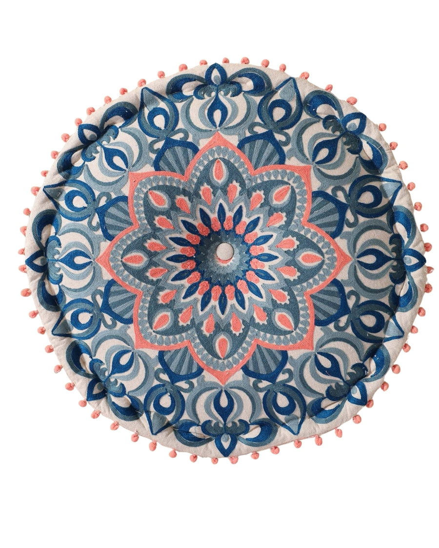 Whispering Threads Ottoman Pouf