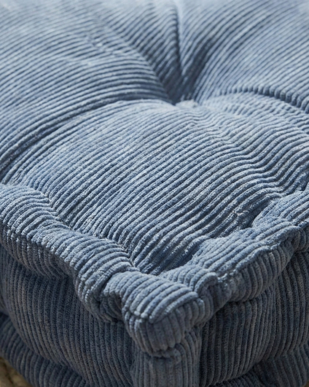 Gray Dreamy Corduroy Floor cushion