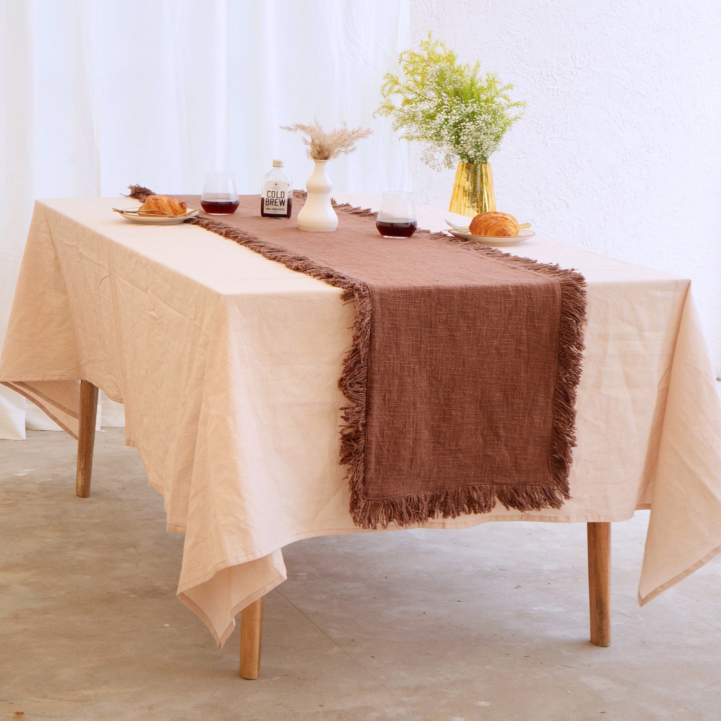 Brown Free Sprit Table Runner