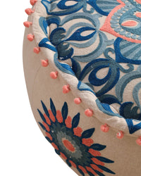 Whispering Threads Ottoman Pouf