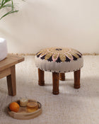 Eden Embroidered Footstool