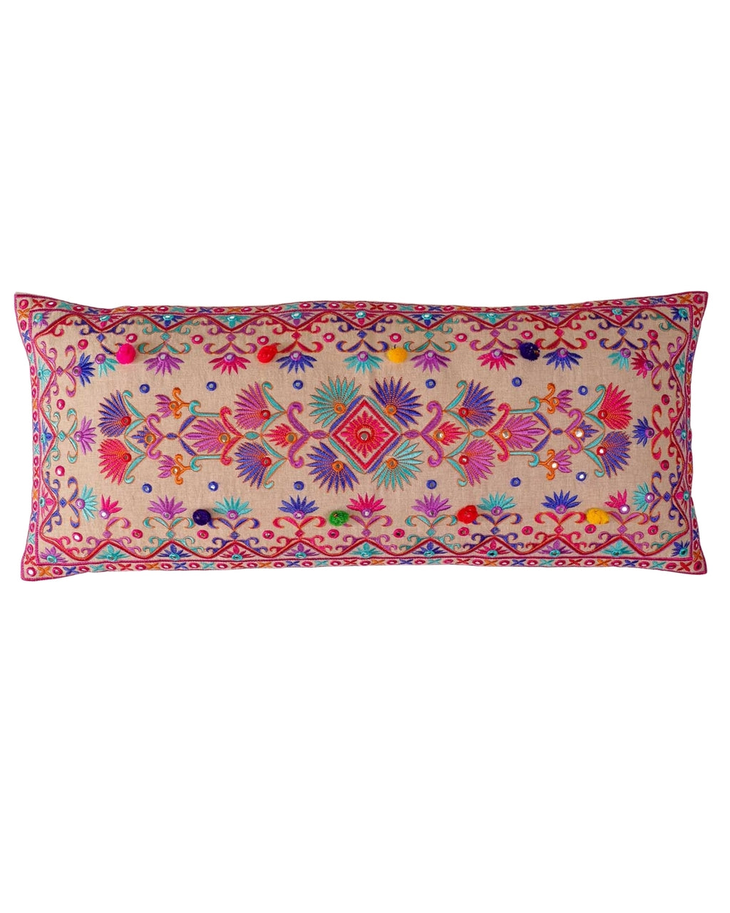 Pink Hippie Dream Long Pillow