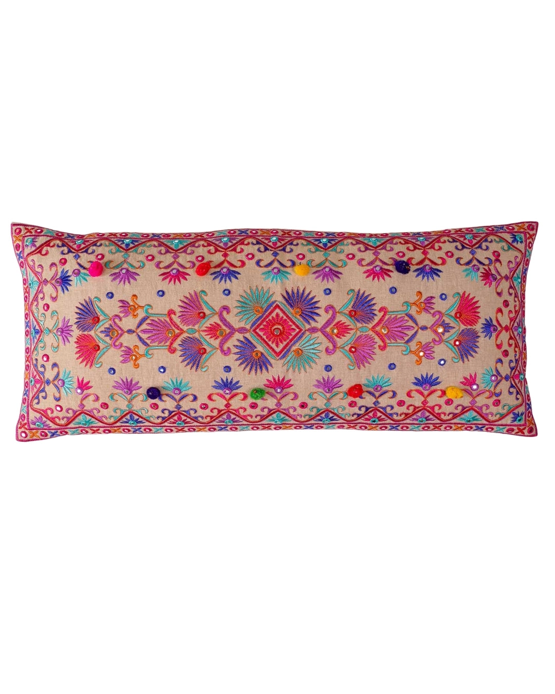 Pink Hippie Dream Long Pillow