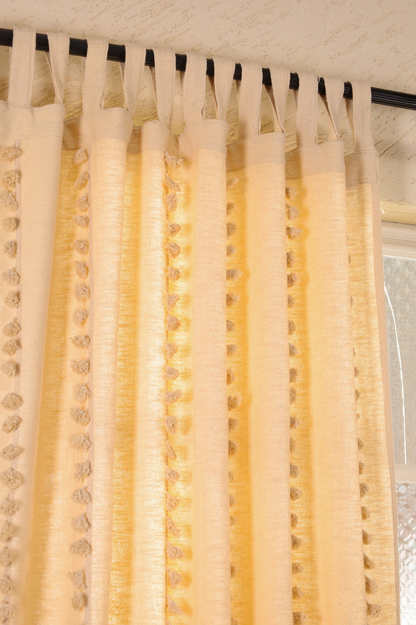 Lullaby Fringed Curtain - Set of 2