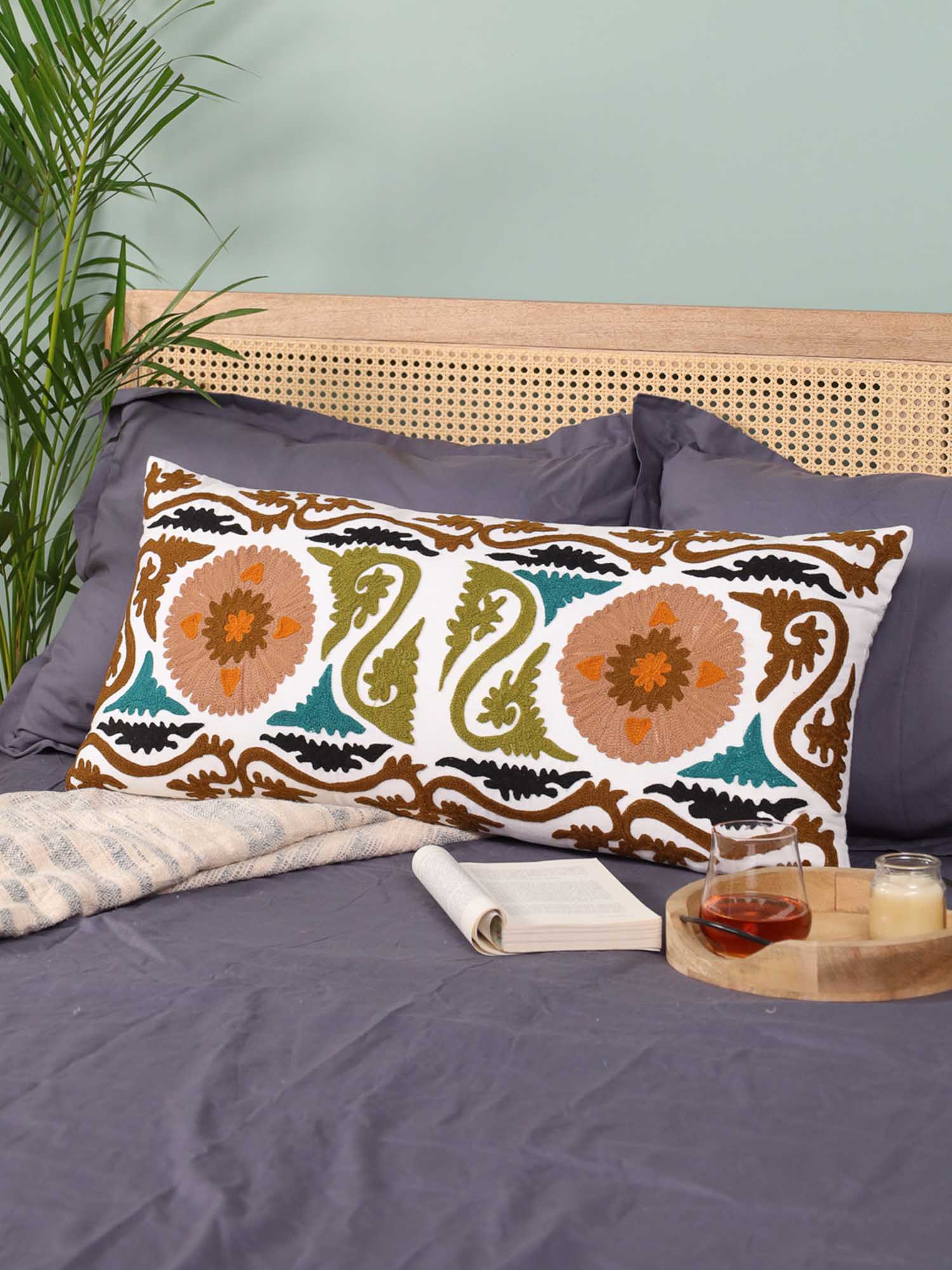 Tribal Touch Long Pillow Cover