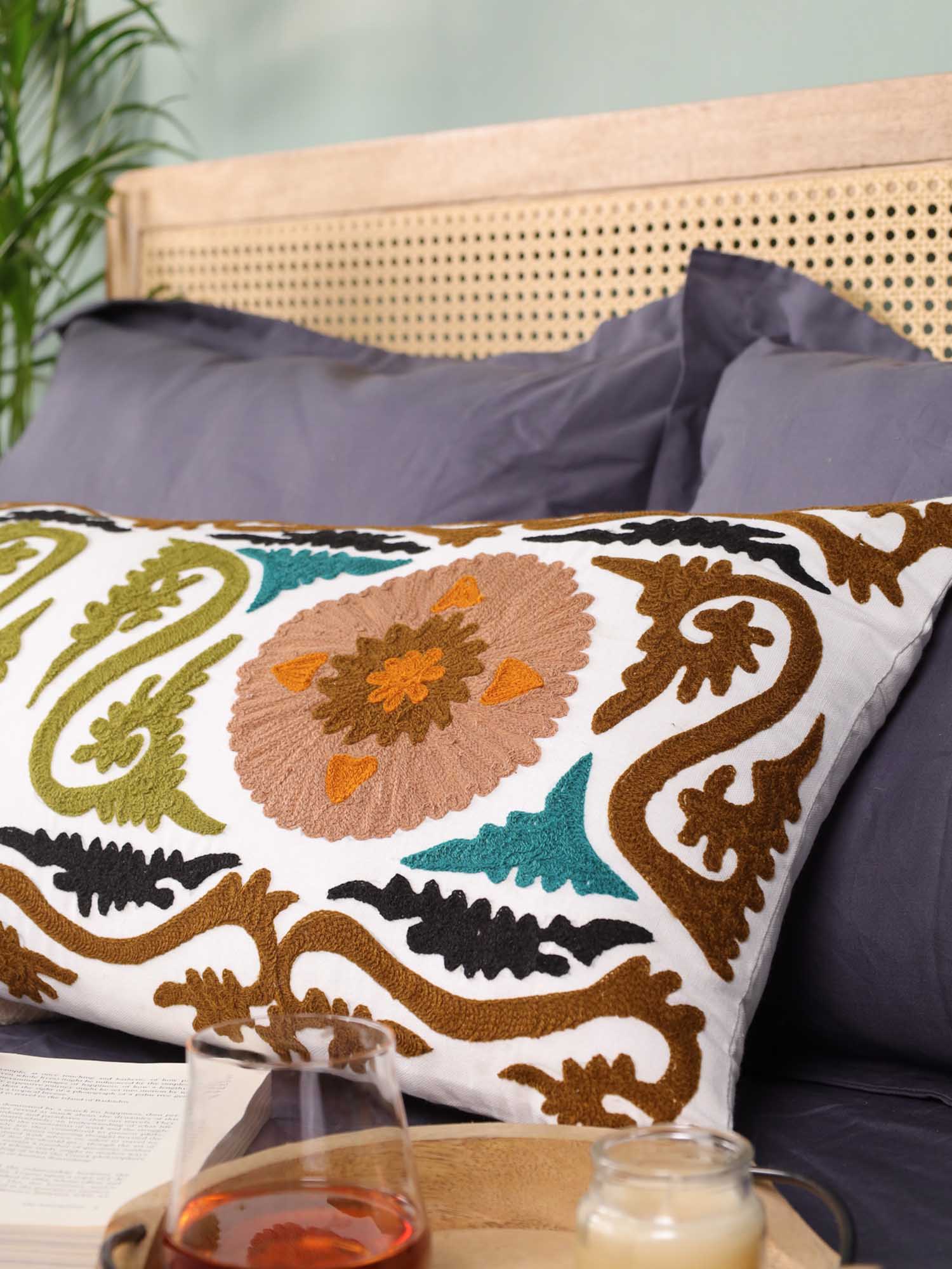 Tribal Touch Long Pillow Cover