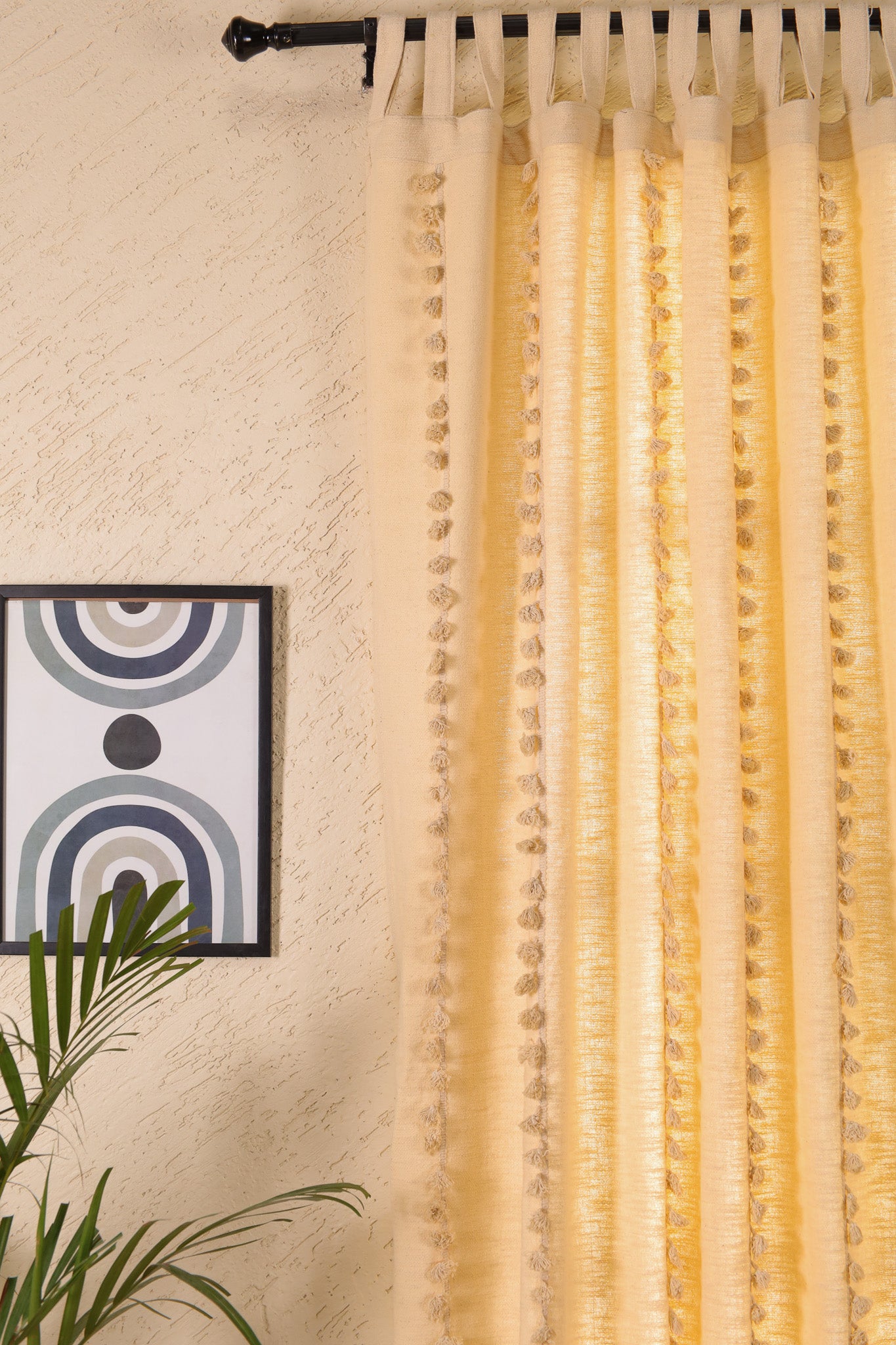 Lullaby Fringed Curtain - Set of 2