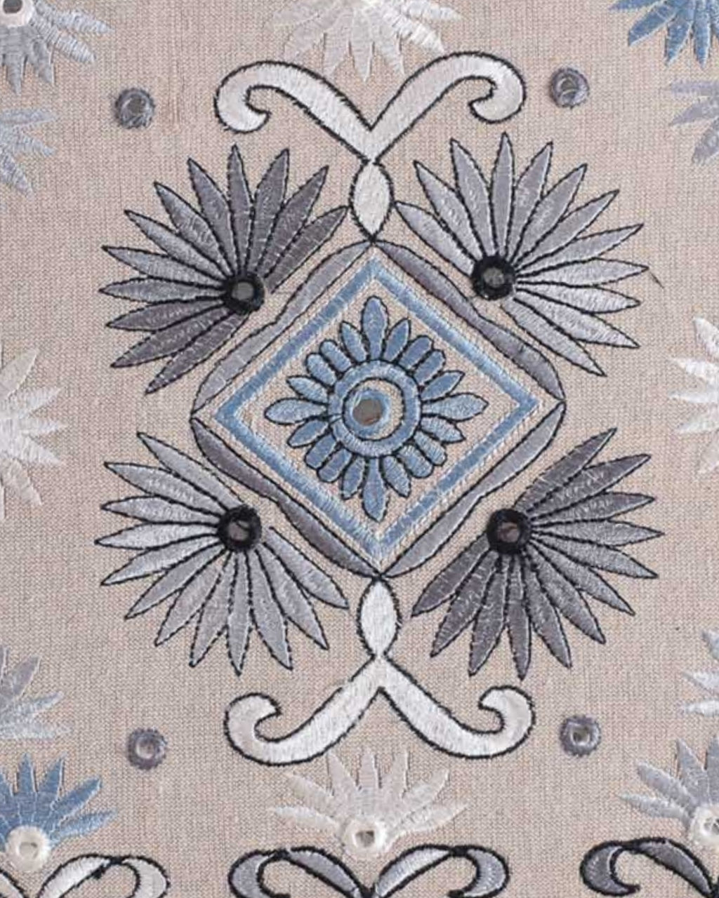 Lunar Swirl Footstool