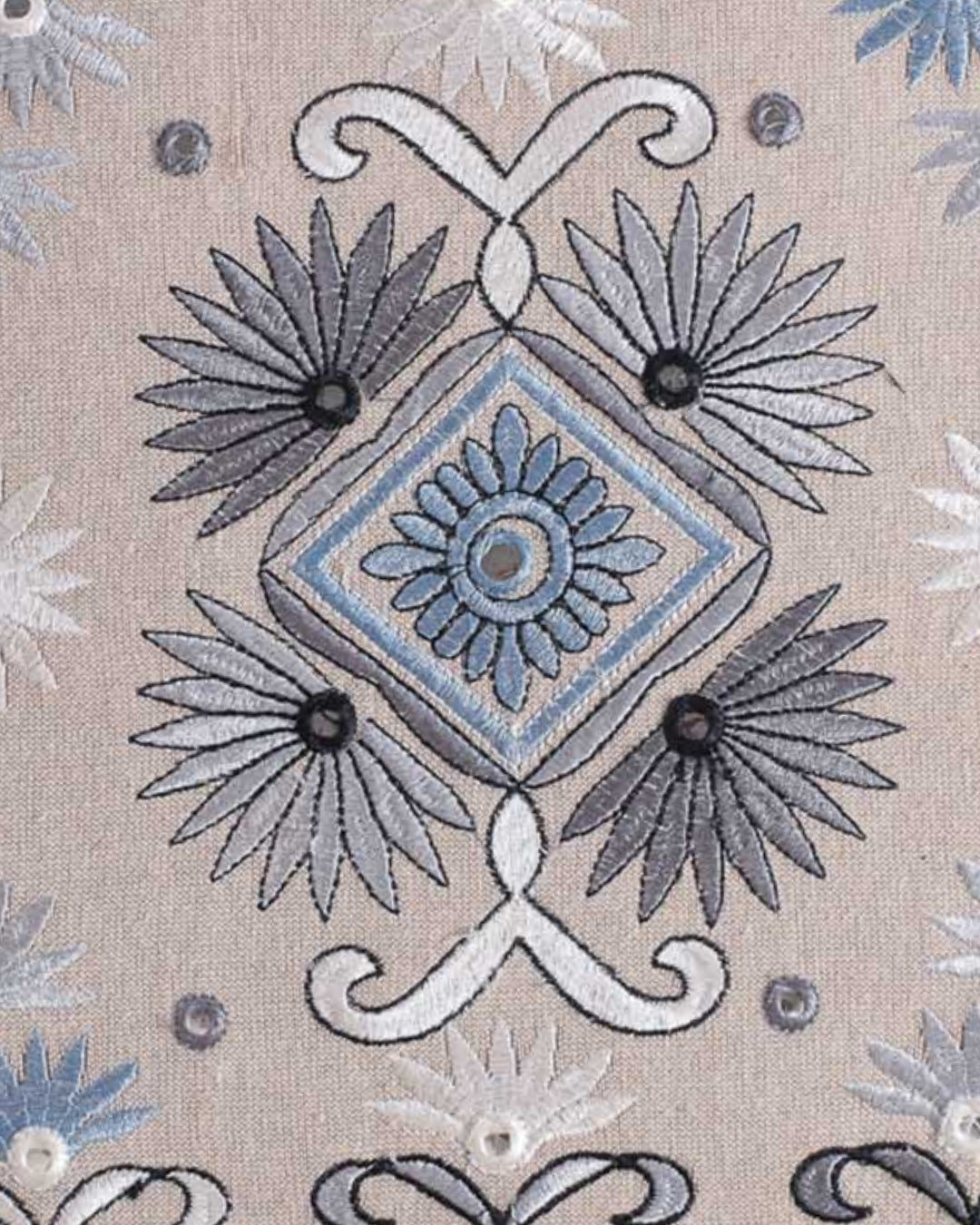 Lunar Swirl Footstool