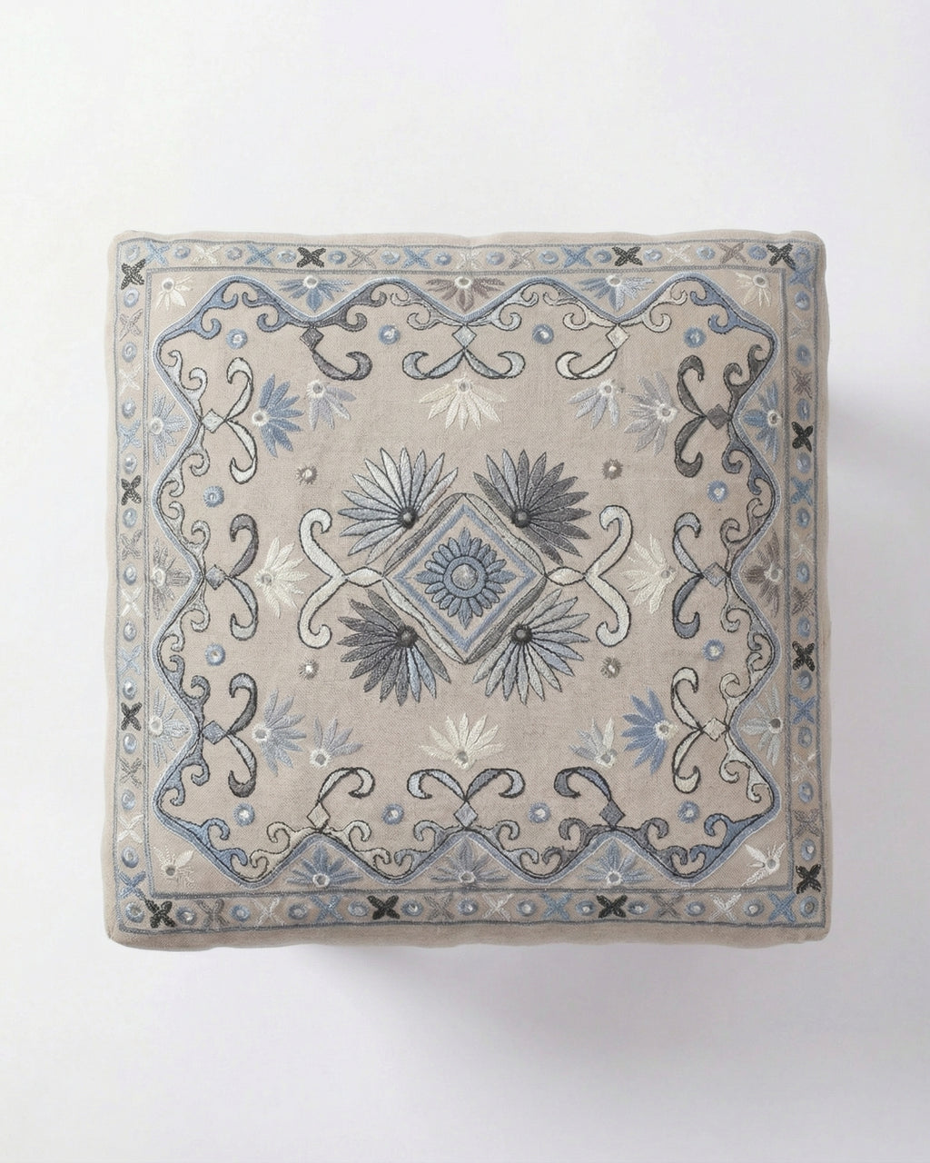 Lunar Swirl Footstool