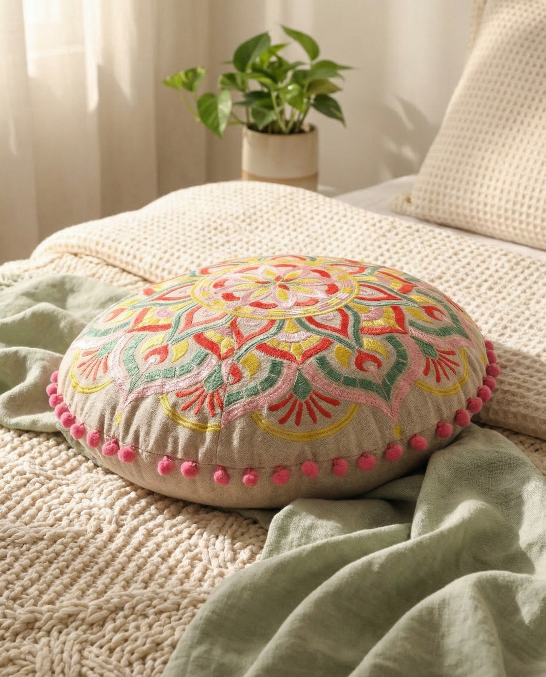 Flowery Folly Pillow