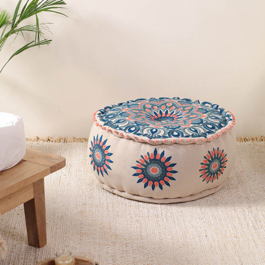 Whispering Threads Ottoman pouf