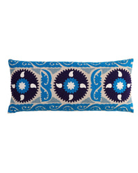 Blue Nomad Nest Long Pillow