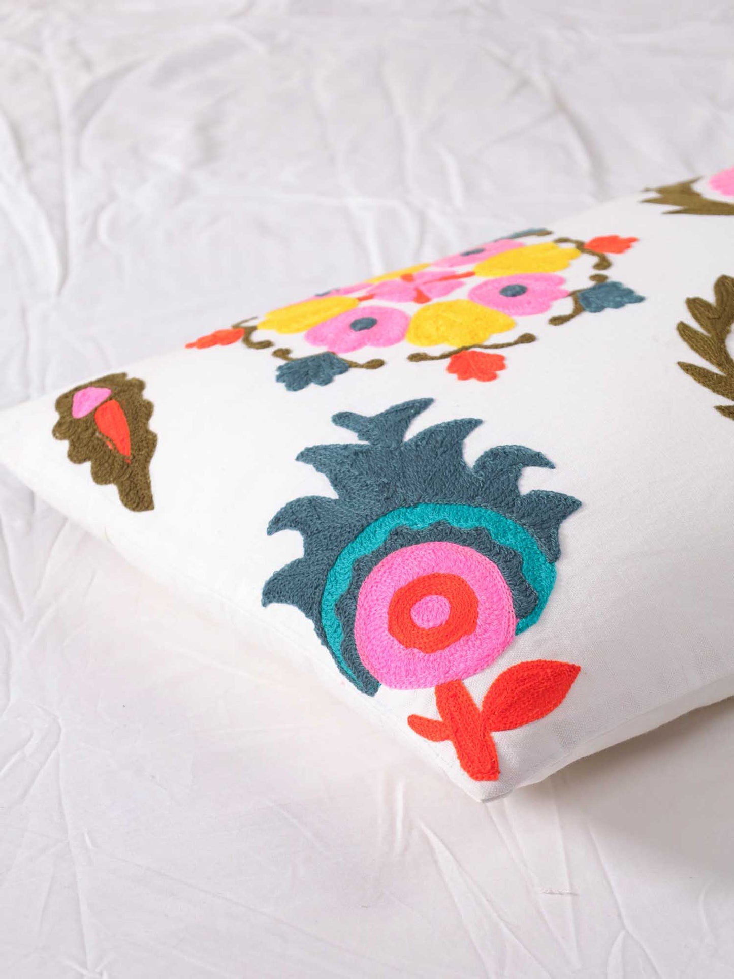 Tribal Lumbar Long Pillow Cover