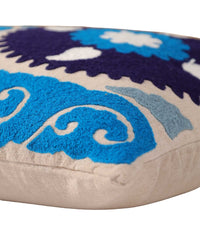 Blue Nomad Nest Long Pillow
