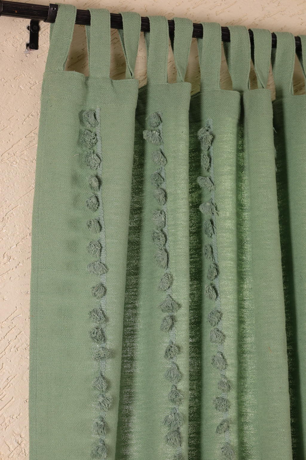Lullaby Fringed Curtain - Set of 2