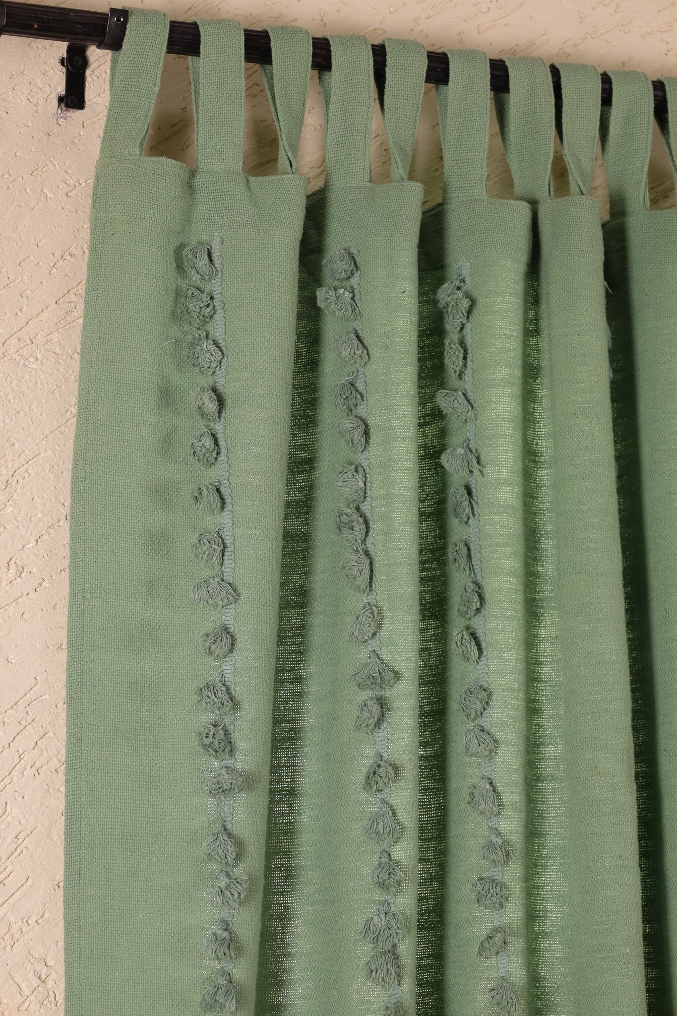 Lullaby Fringed Curtain - Set of 2