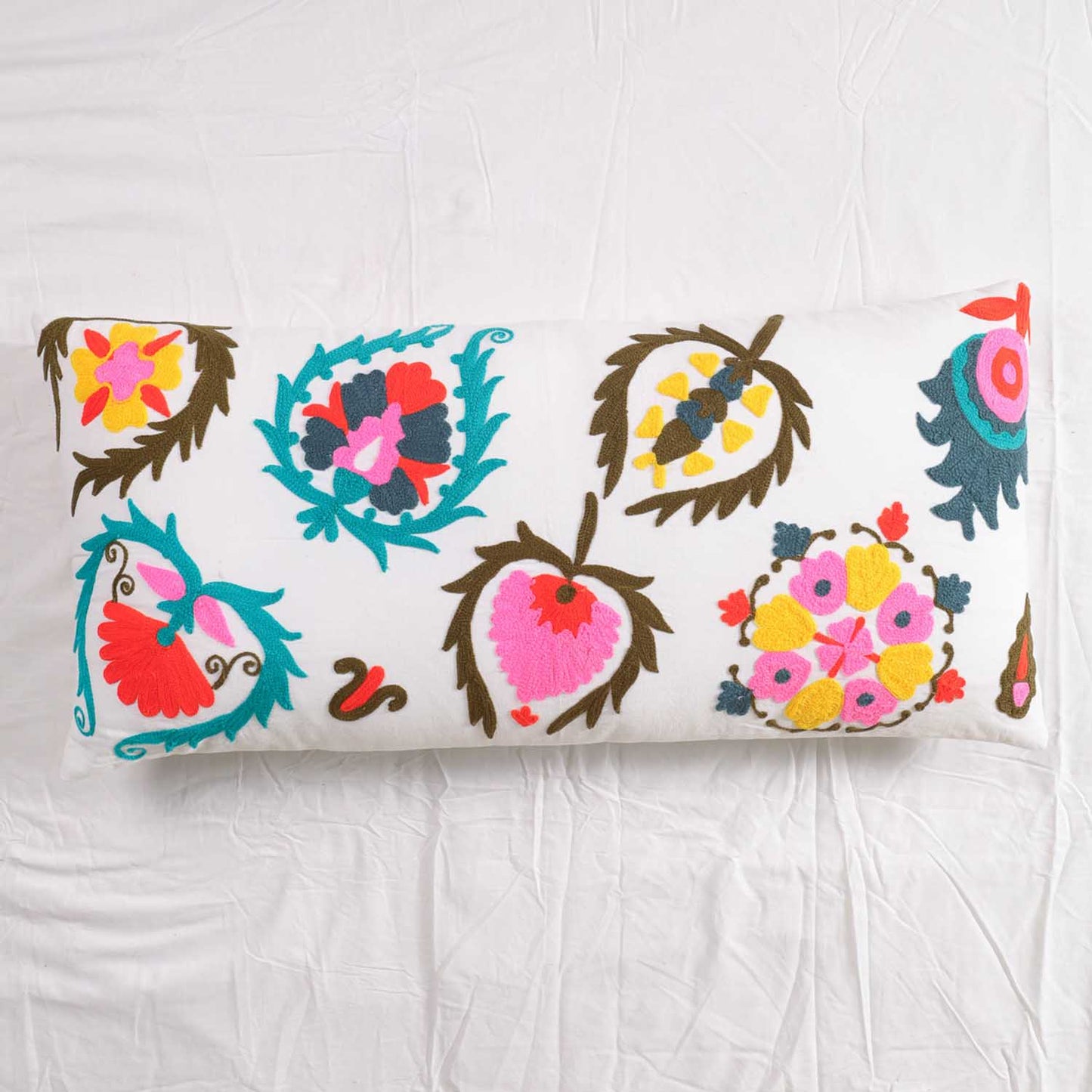 Tribal Lumbar Long Pillow Cover