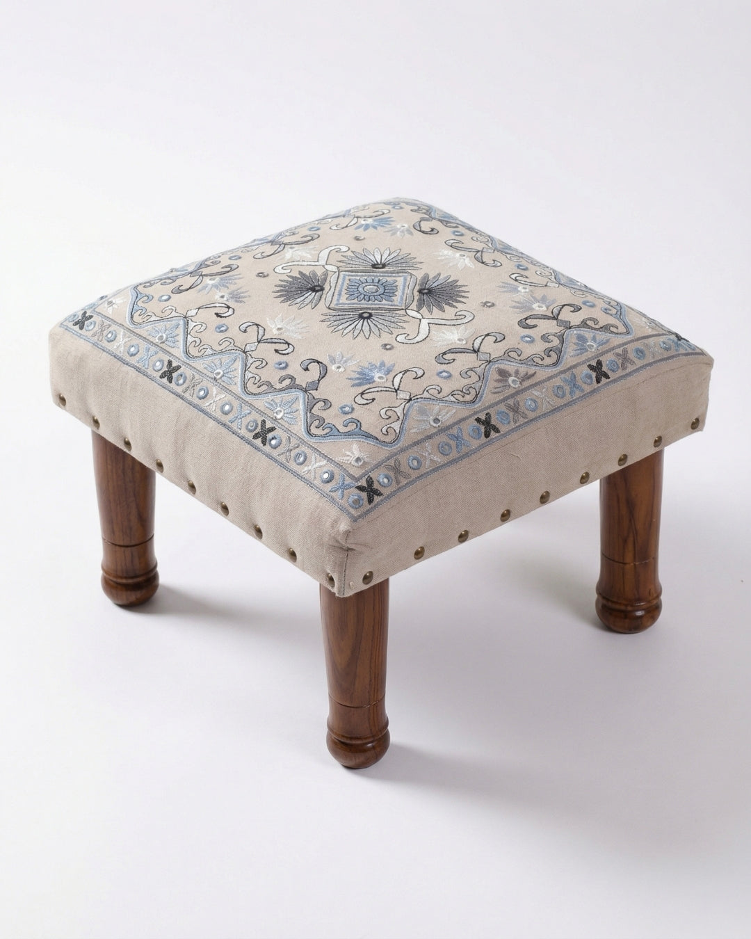 Lunar Swirl Footstool