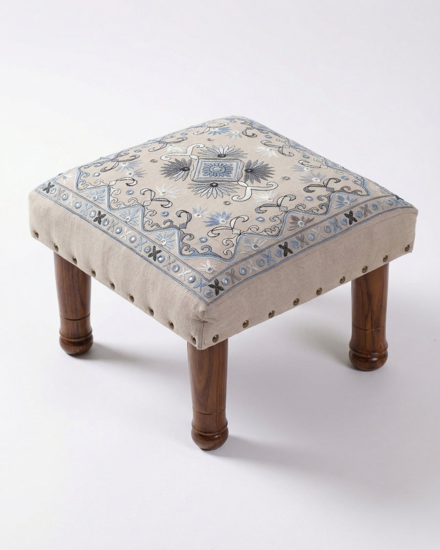 Lunar Swirl Footstool