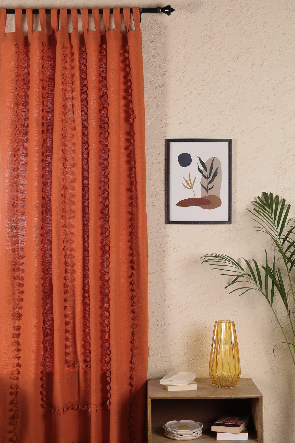 Lullaby Fringed Curtain - Set of 2
