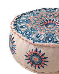 Whispering Threads Ottoman Pouf