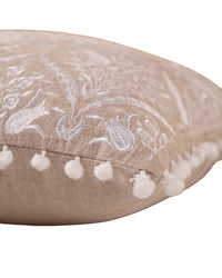 White Mahal Throw Pillow