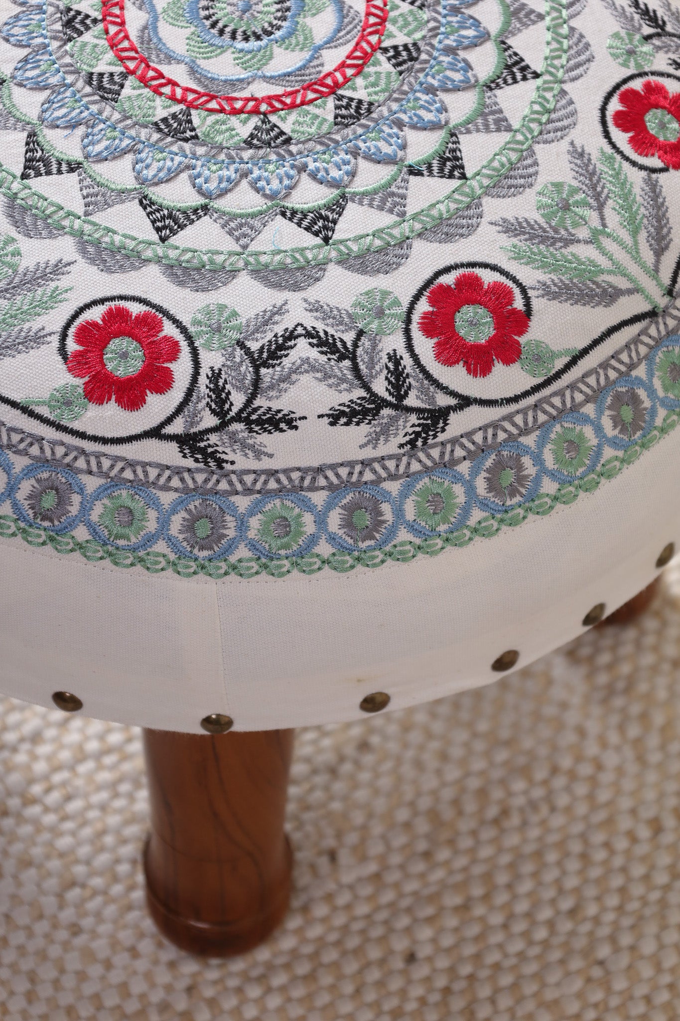 Jade Jewel Footstool