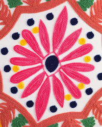 Pink Peony Floral Pillow