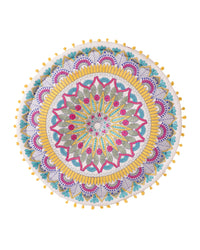 Geometric Delight Ottoman Pouf