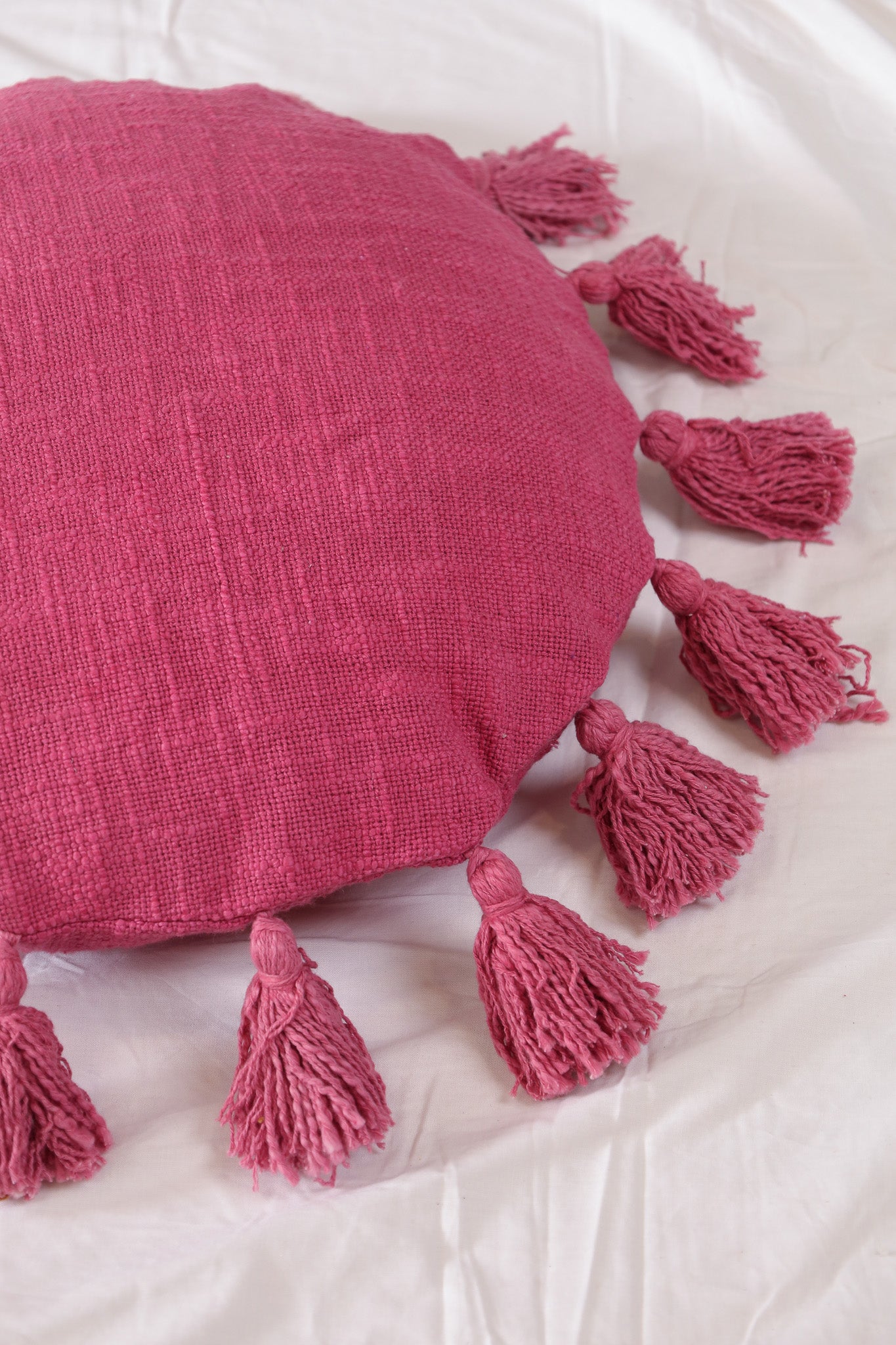 Talking Tassels Floor Cushion Cover