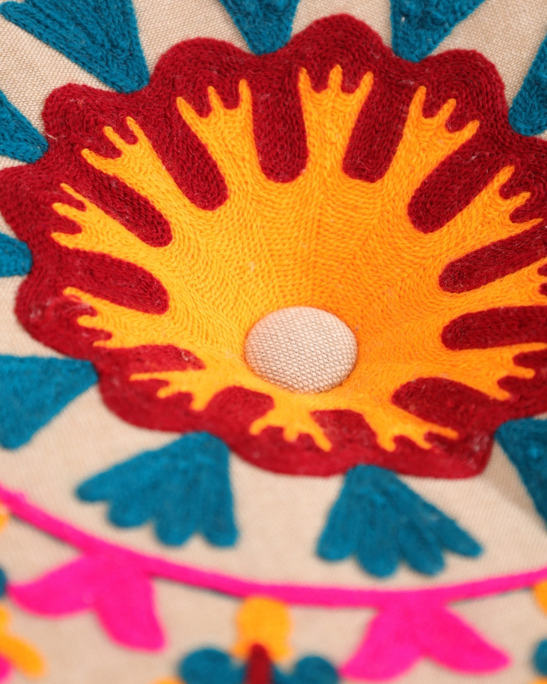 Pink Whimsical Wonder Ottoman pouf