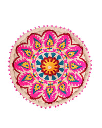 Pink Whimsical Wonder Ottoman pouf