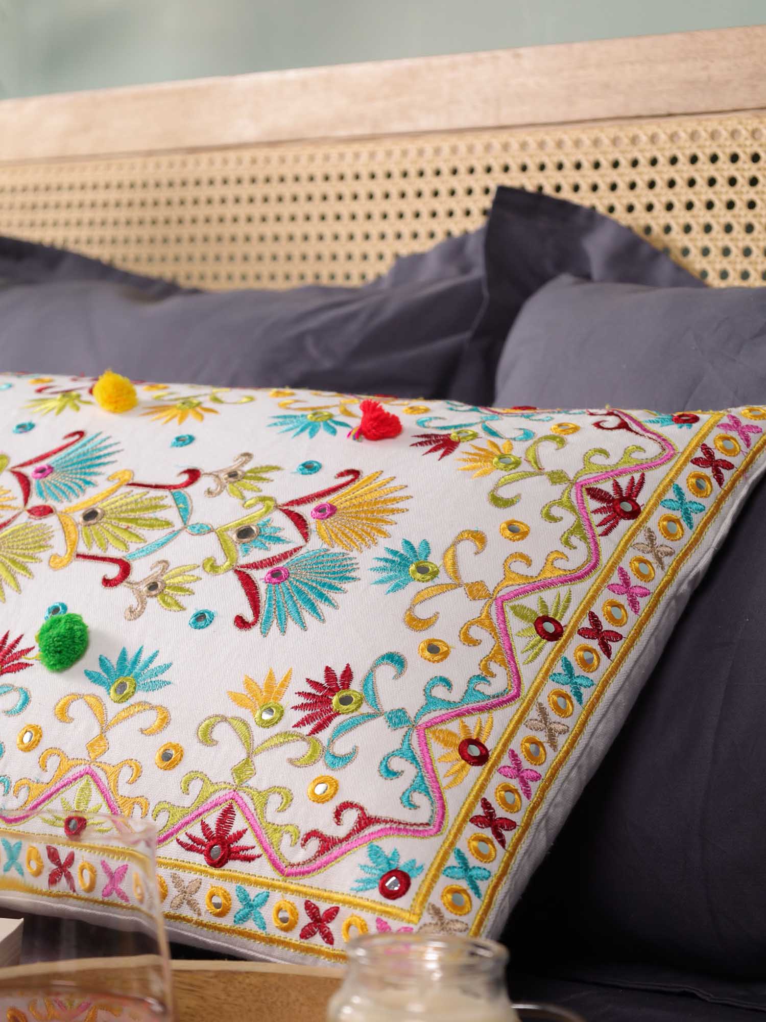 Yellow Gypsy Dream Long Pillow