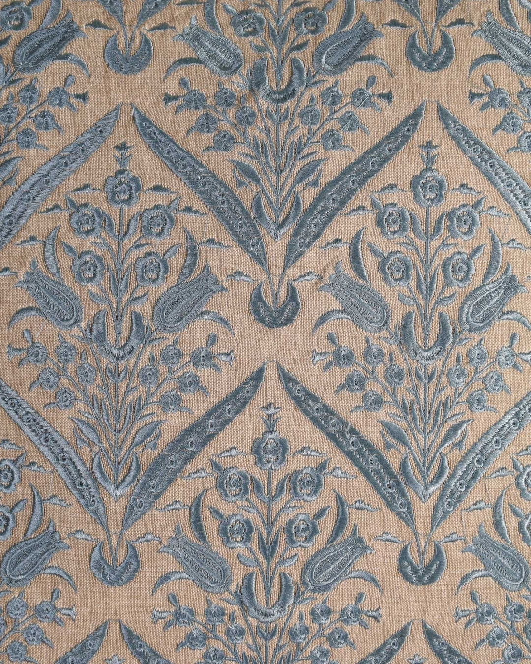 Gray Mahal Throw Pillow