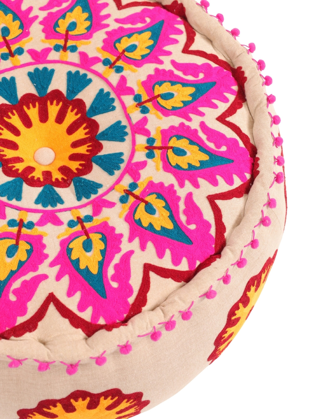Pink Whimsical Wonder Ottoman pouf