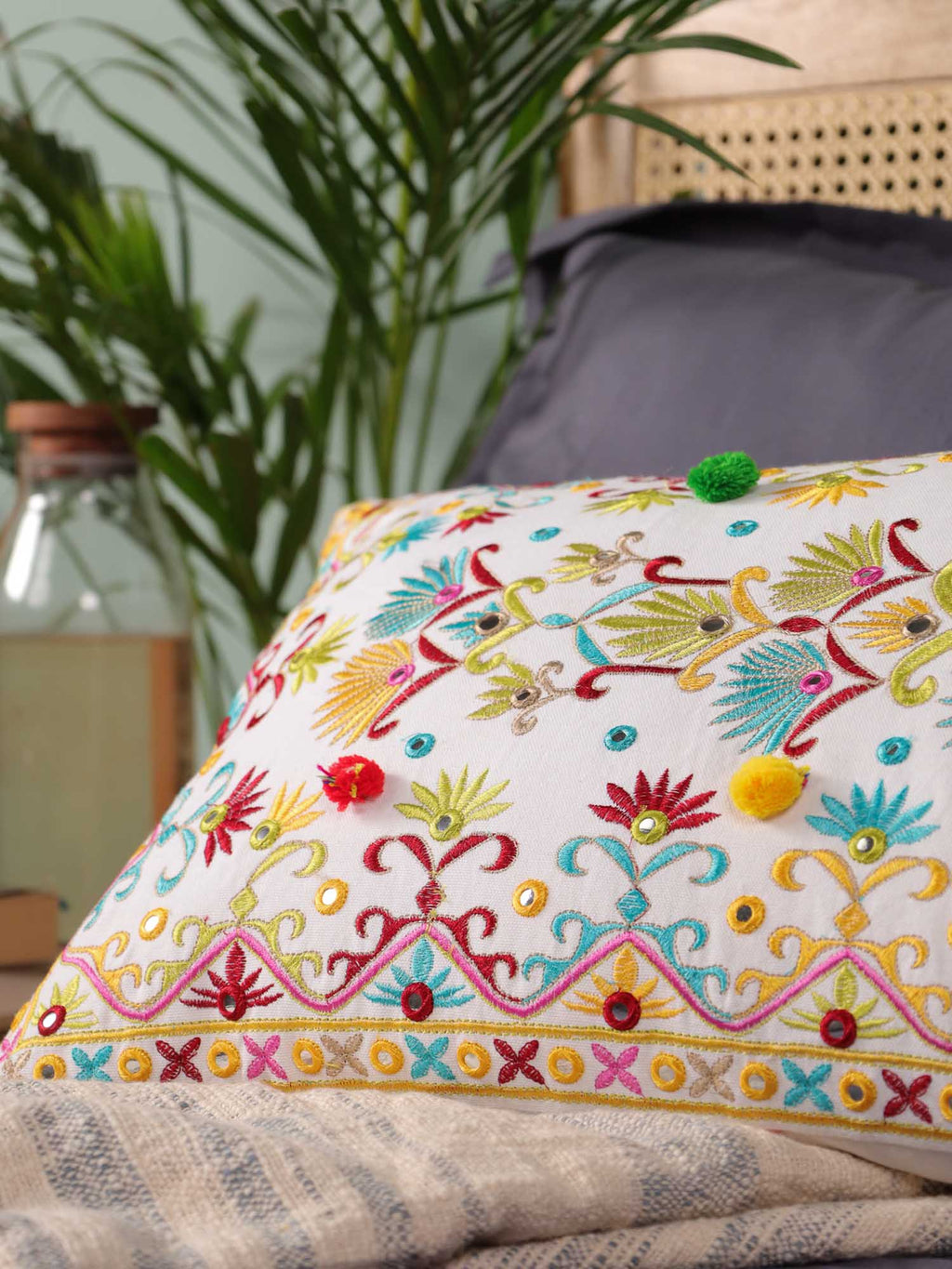 Yellow Gypsy Dream Long Pillow