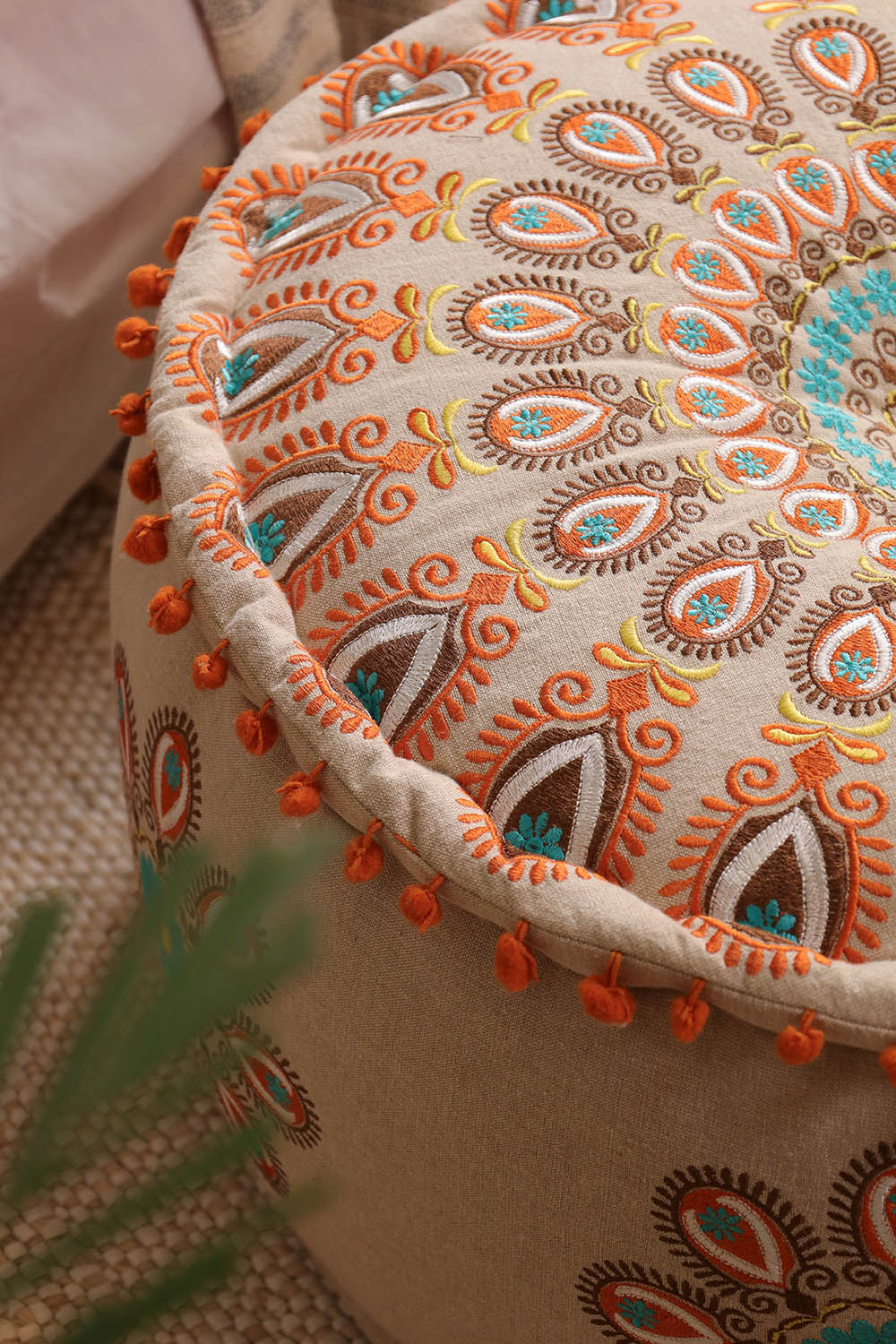 Mandala Ottoman pouf