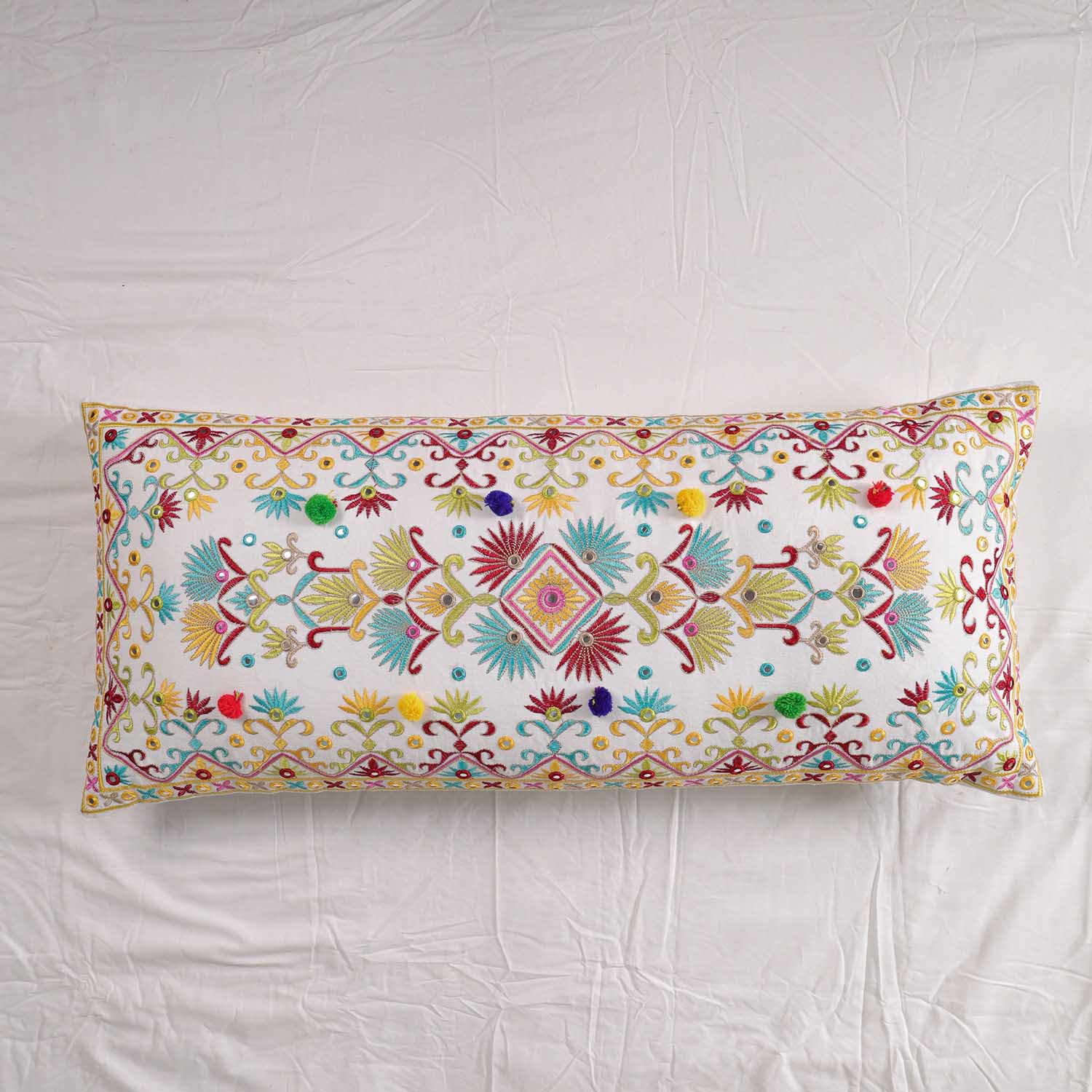 Yellow Gypsy Dream Long Pillow