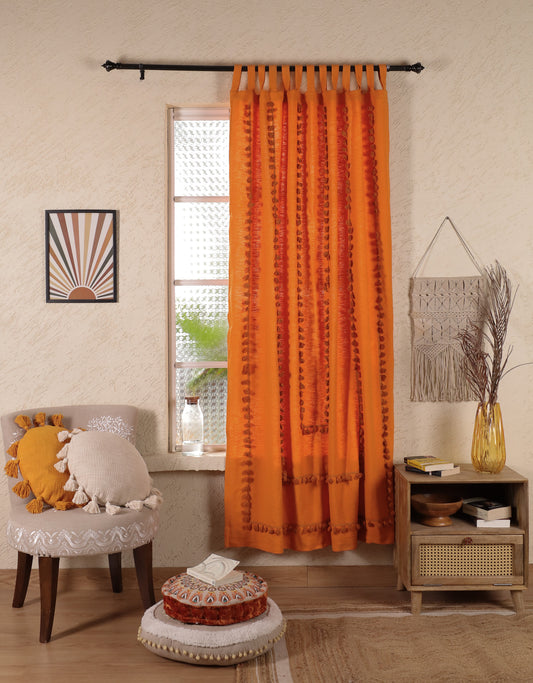 Lullaby Fringed Curtain - Set of 2