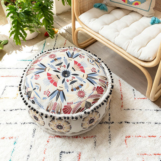 Abstracted Serenity Ottoman pouf - I