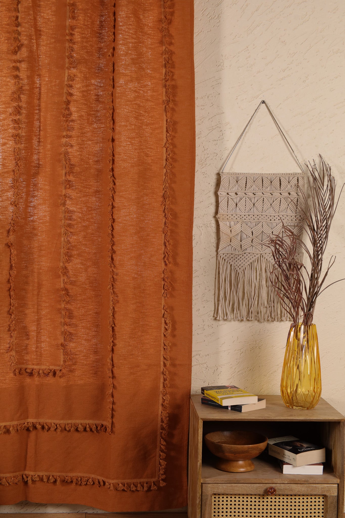 Lullaby Fringed Curtain - Set of 2
