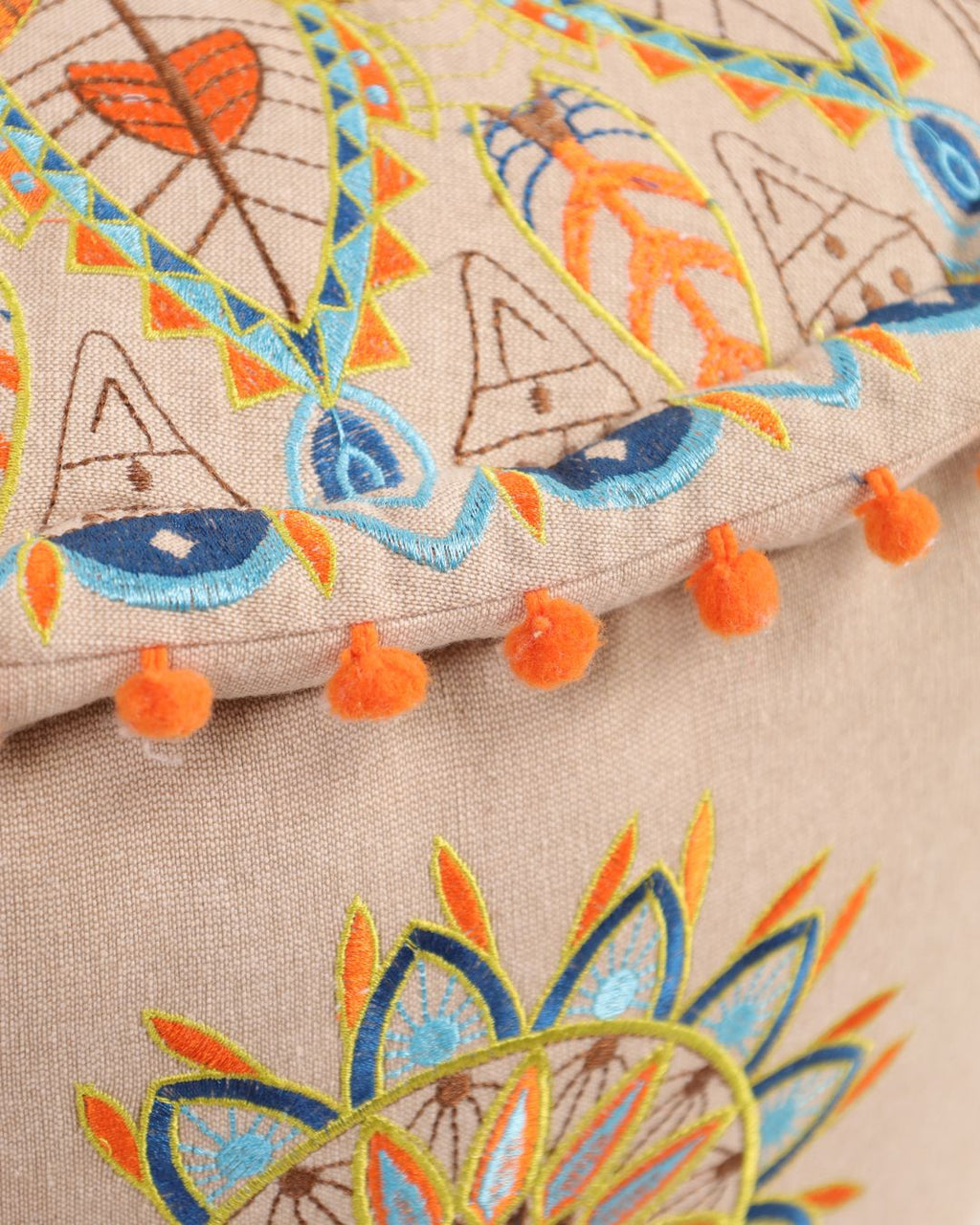 Artisan Abode Ottoman pouf